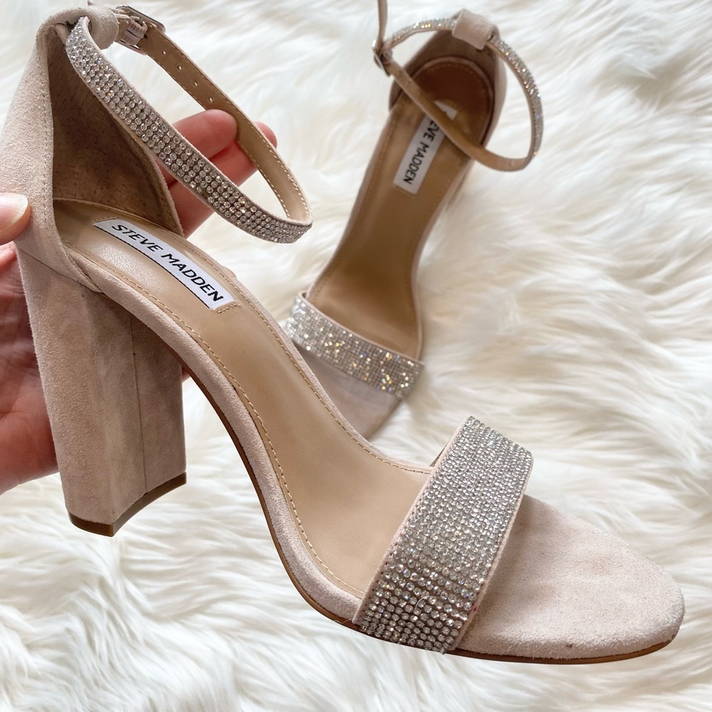 Steve Madden Kalina Rhinestone high Heels size 9.5